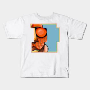 GLITCHY AFRO MASK Kids T-Shirt